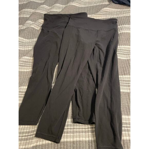 Athleta Pants - Athleta black workout gym leggings pair size small